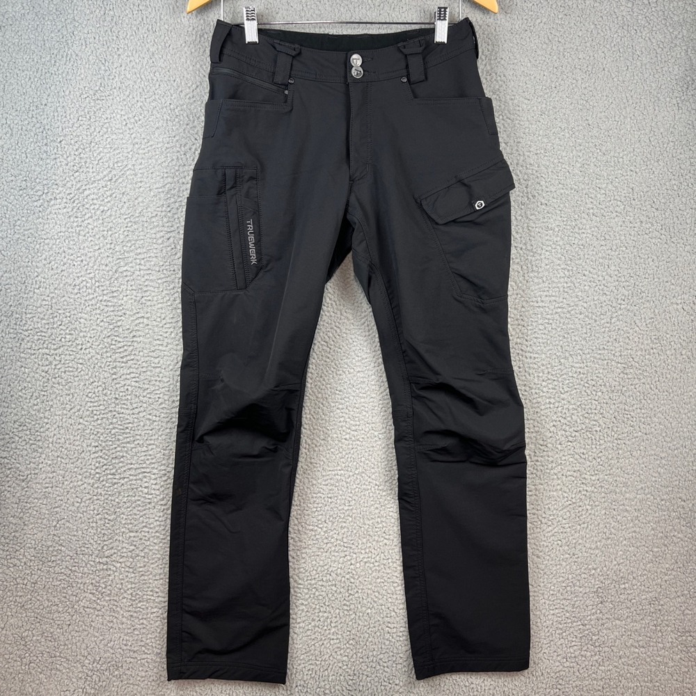 Truewerk T2 WerkPant Mens 30x32 Black Technical Work Pants TW-F17-0003
